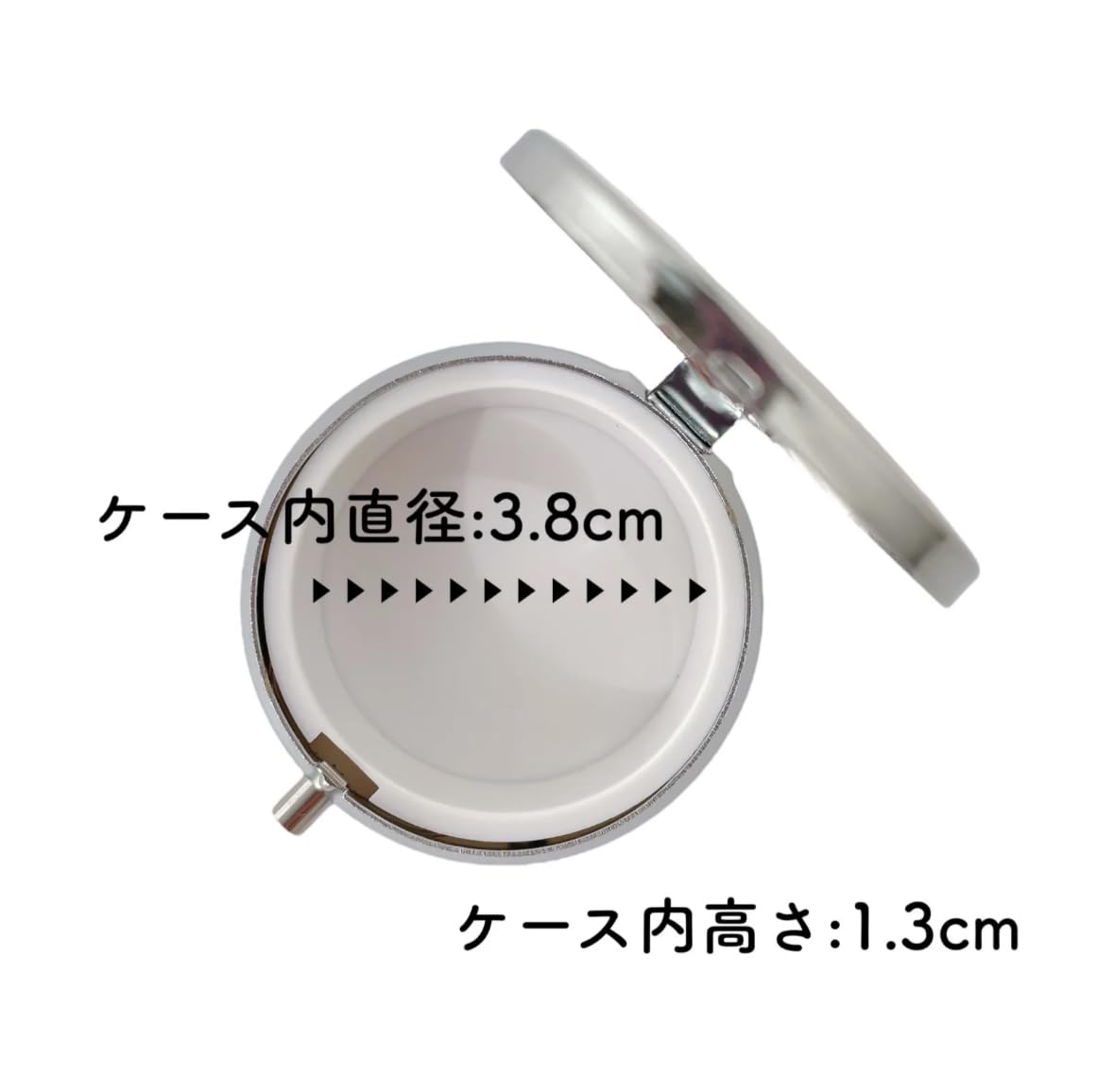 ピルケース 丸型 サプリメントケース デコパーツ アクセサリーケース
