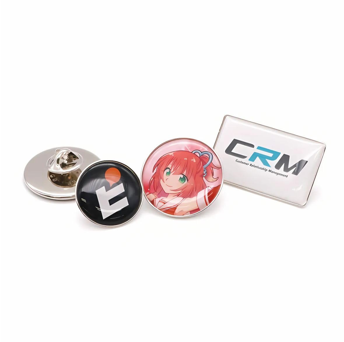 カスタマイズピンズ 丸形 丸 ドームピンズ ブローチ PINS バッジ バッヂ ピンバッジ 台座キャッチ付き ピンズ 15mm 20mm 25mm 31mm 丸 手作りピンバッジ