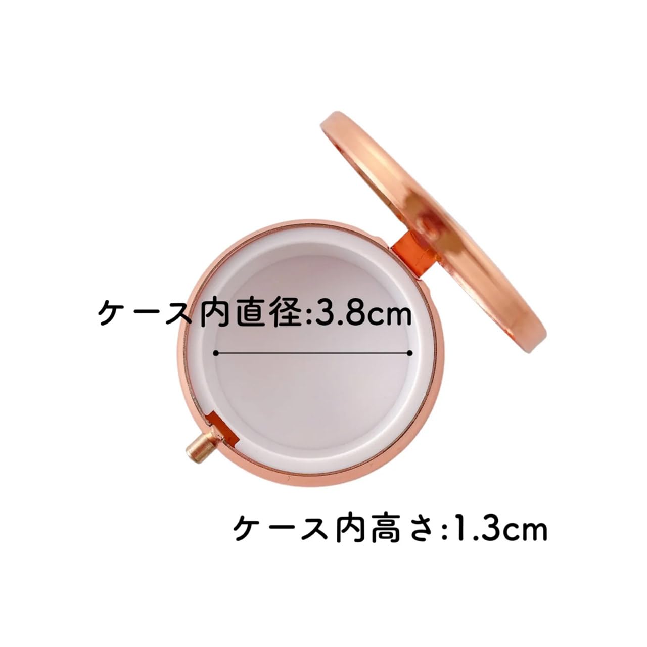 ピルケース 丸型 サプリメントケース デコパーツ アクセサリーケース