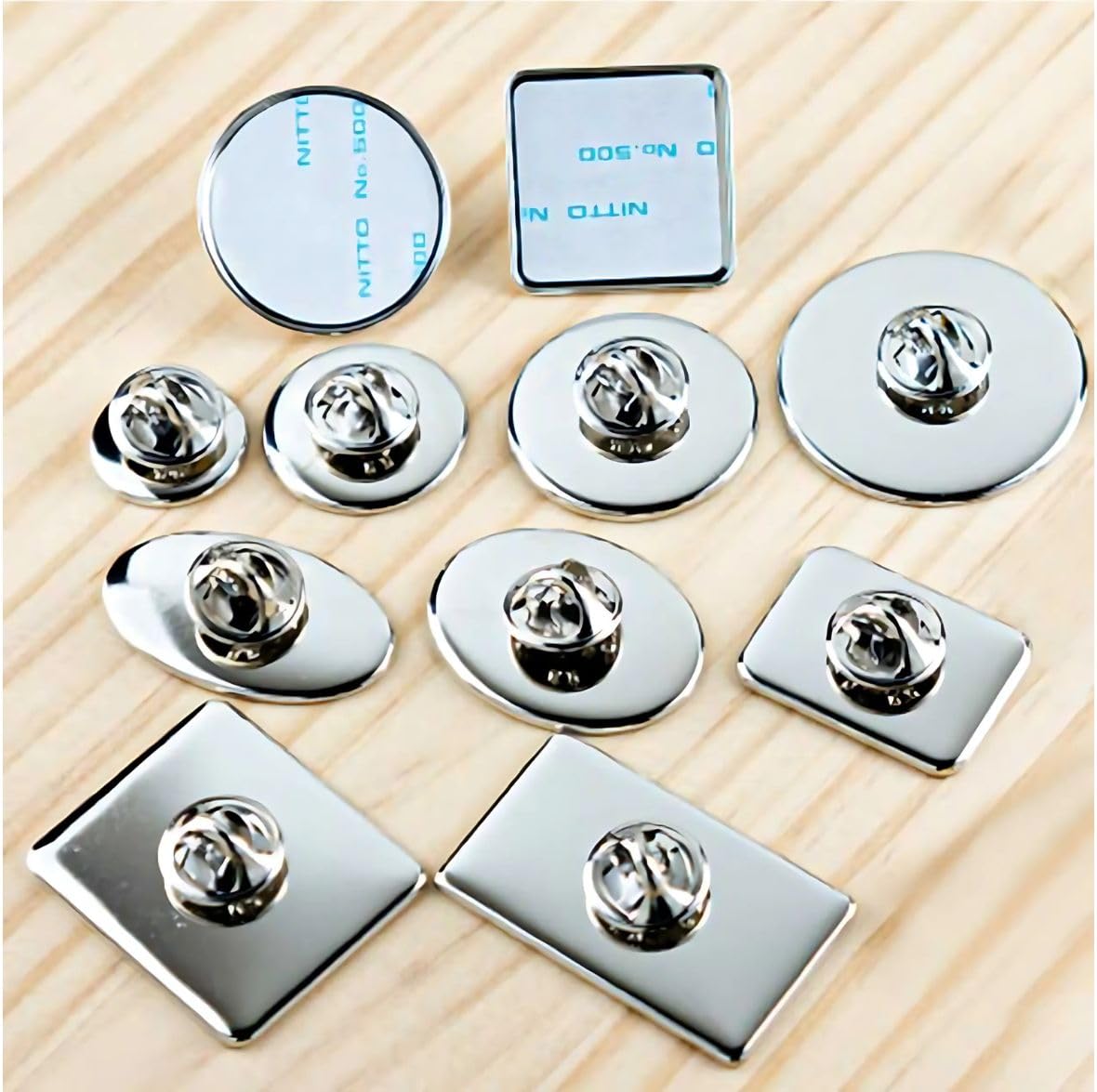 カスタマイズピンズ 丸形 丸 ドームピンズ ブローチ PINS バッジ バッヂ ピンバッジ 台座キャッチ付き ピンズ 15mm 20mm 25mm 31mm 丸 手作りピンバッジ