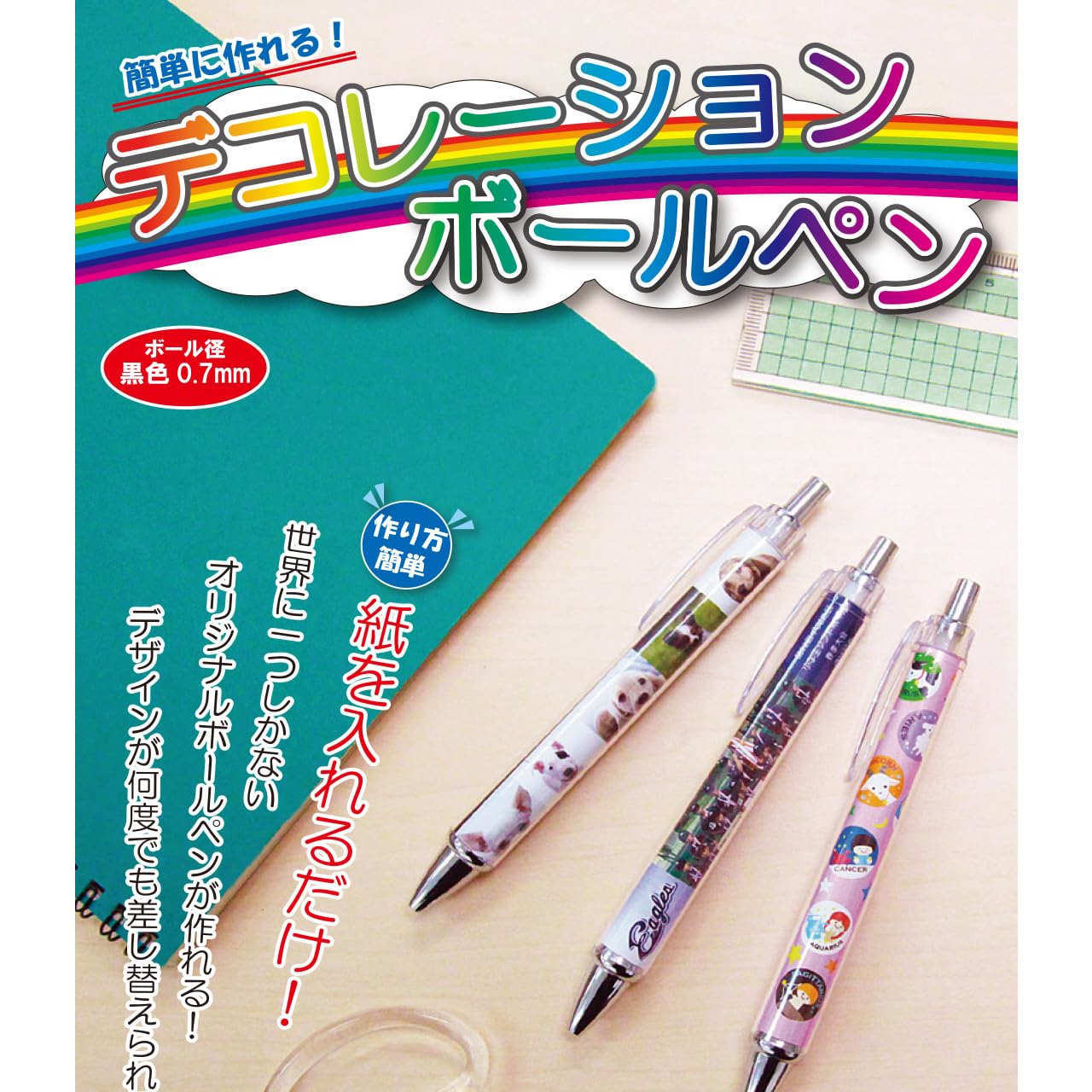 1 x Customized Dress Up Ball Pen Paper Insert Original Pen Making Push Up Photo Pen Decoration Pen