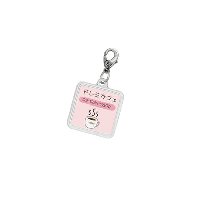 [EBISUデザイン] 携帯ストラップ ハメパチ 正方形 フォトストラップ スクエア 753 七五三 22mm 日本製.