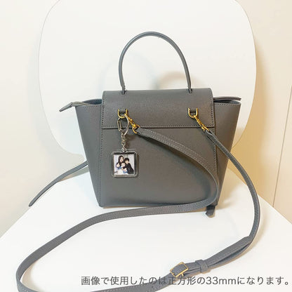 [EBISUデザイン] ハメパチ 長方形 26×46mm アクリルキーホルダー フォトインキーホルダー 手作りキット 観光品 販促品 日本製