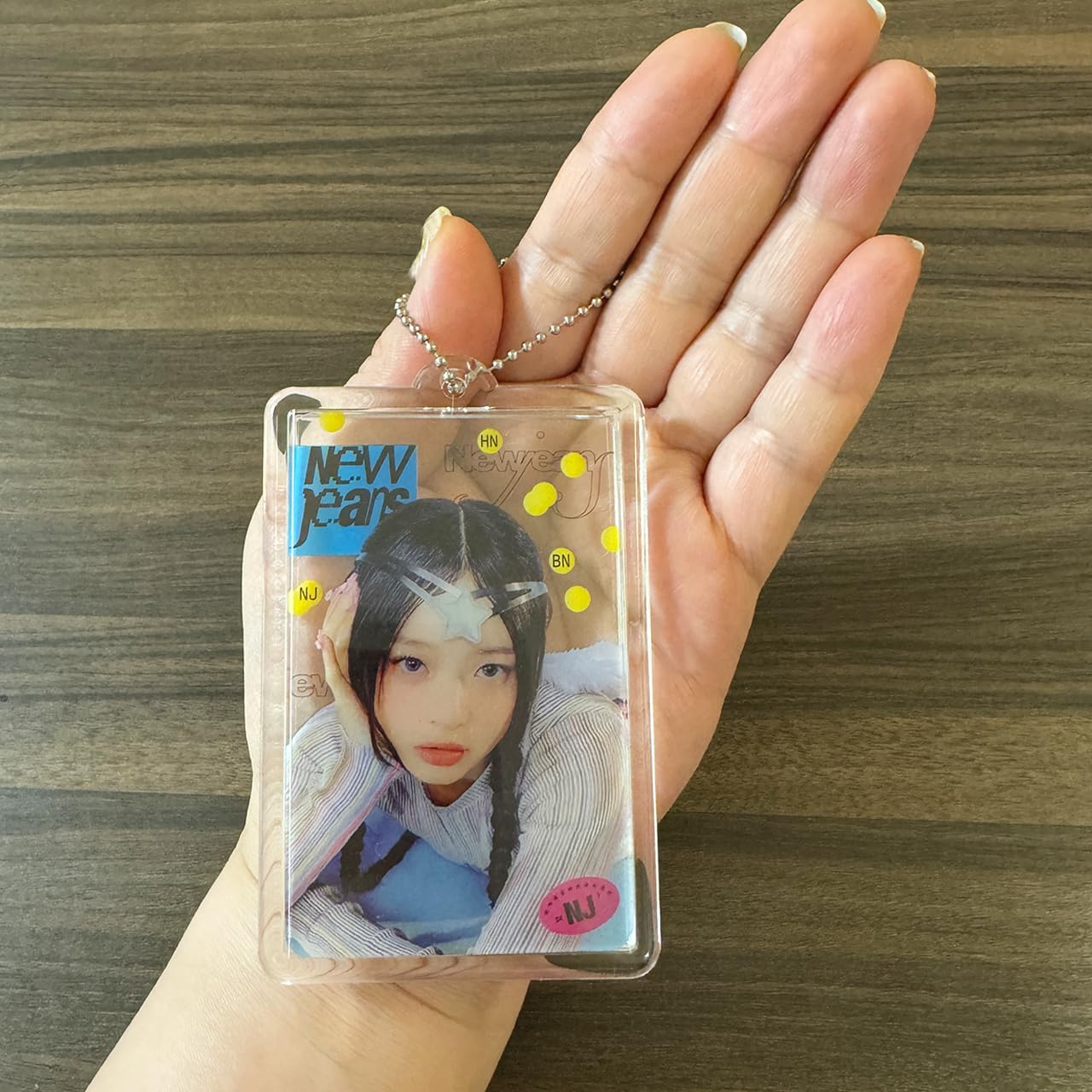 EBISUデザイン] ハメパチ 長方形 チェキカードサイズ キーホルダー